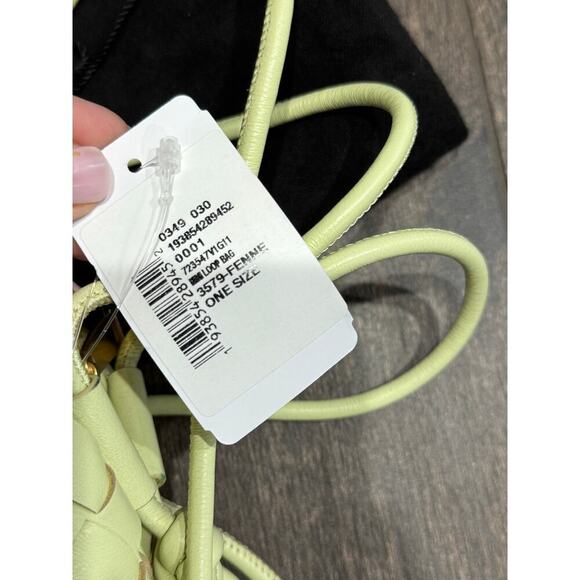 Bottega Veneta Mini Loop Bag Fennel Green Gold | NWT Retails $2300